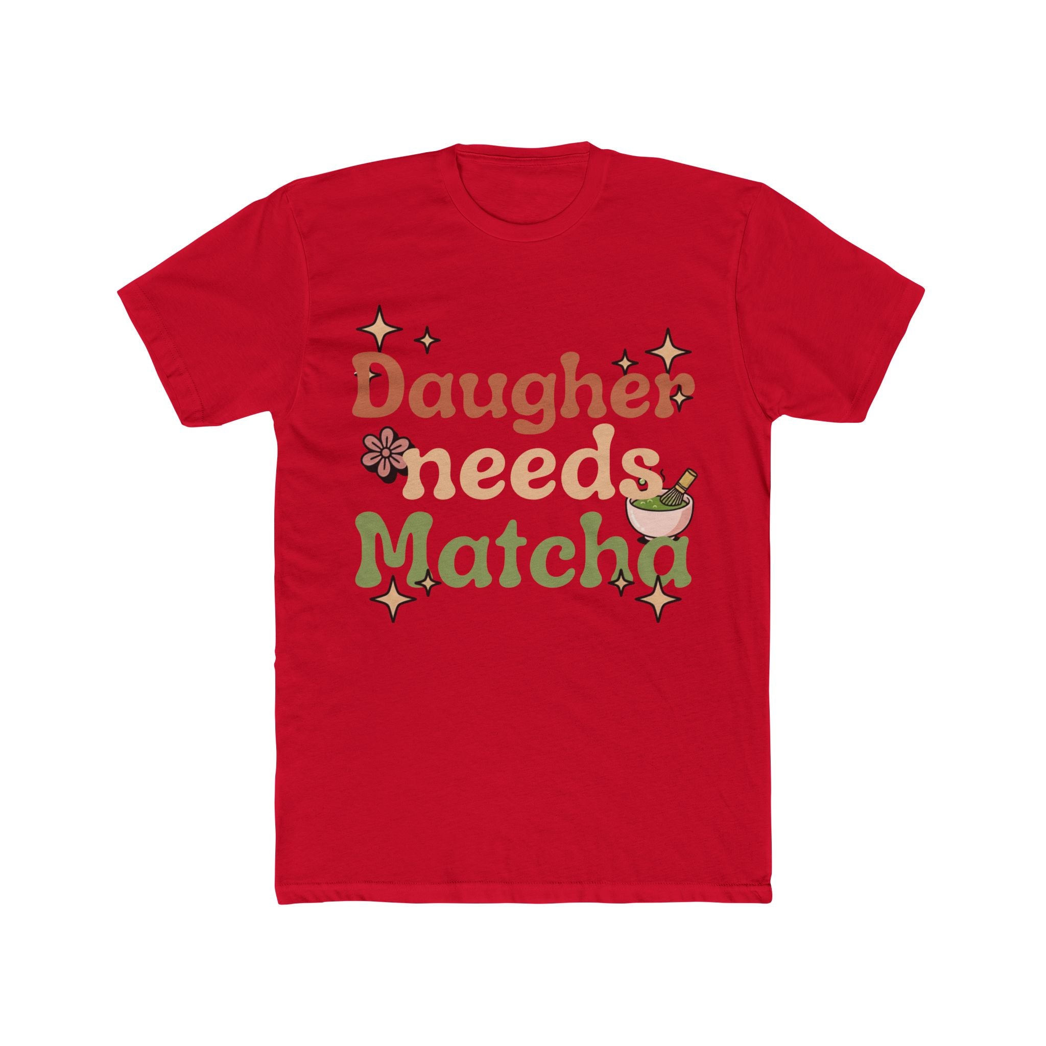 Daughter Needs Matcha Tee | Front-Print Whisk & Bowl Graphic | Matcha Collection