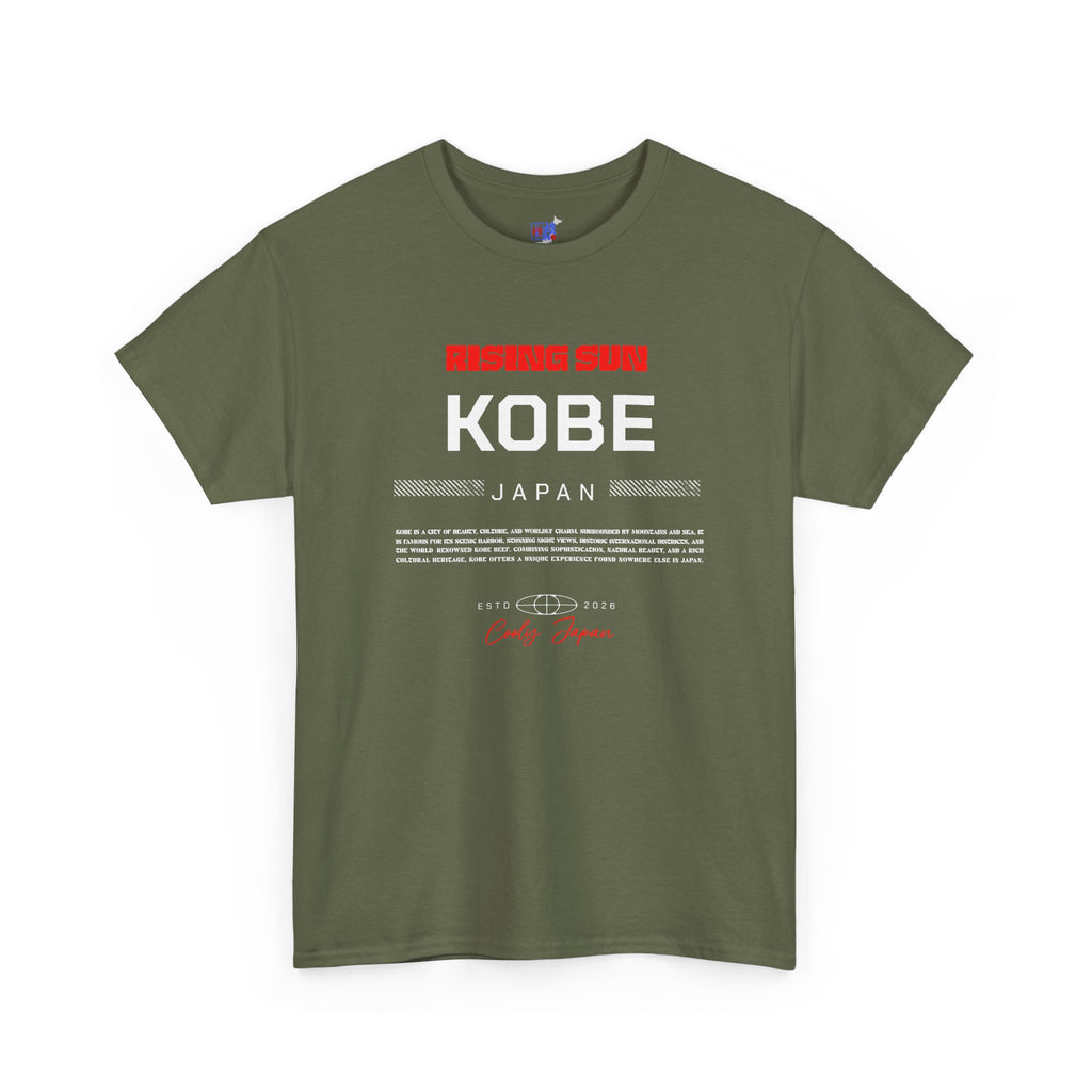 Kobe T-Shirt | 神戸 Rokko Mountains & Harbor City Japan Tee | Designed by Japanese