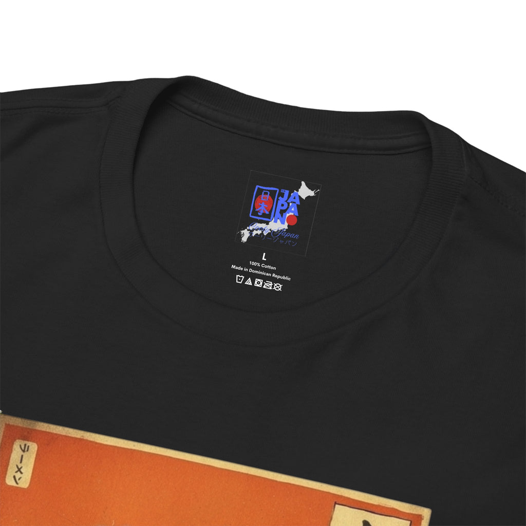 Mochi the Ramen Cat T-Shirt — Scottish Fold Eating Ramen | 力猫 Funny Japanese Cat Ukiyo-e Vintage Graphic Tee