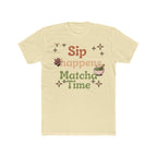 Sip Happens Matcha Time Tee | Front-Print Typography Graphic | Matcha Collection