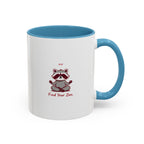 Zen Racoon Coffee Mug - "Find Your Zen" Accent Ceramic Mug