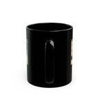 Hokusai Katsushika Hokusai Wave Art Black Ceramic Mug (11oz/15oz)