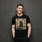 Samurai Dragonfly Warrior Tee Version 2 — Bushidō Ink Warrior Graphic T-Shirt