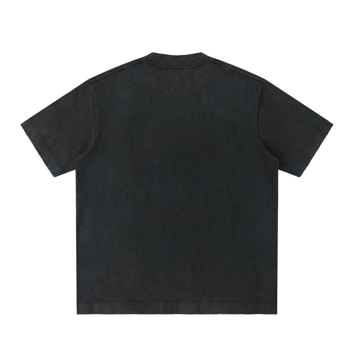 Heavyweight Vintage Washed Frayed T-Shirt (430gsm)