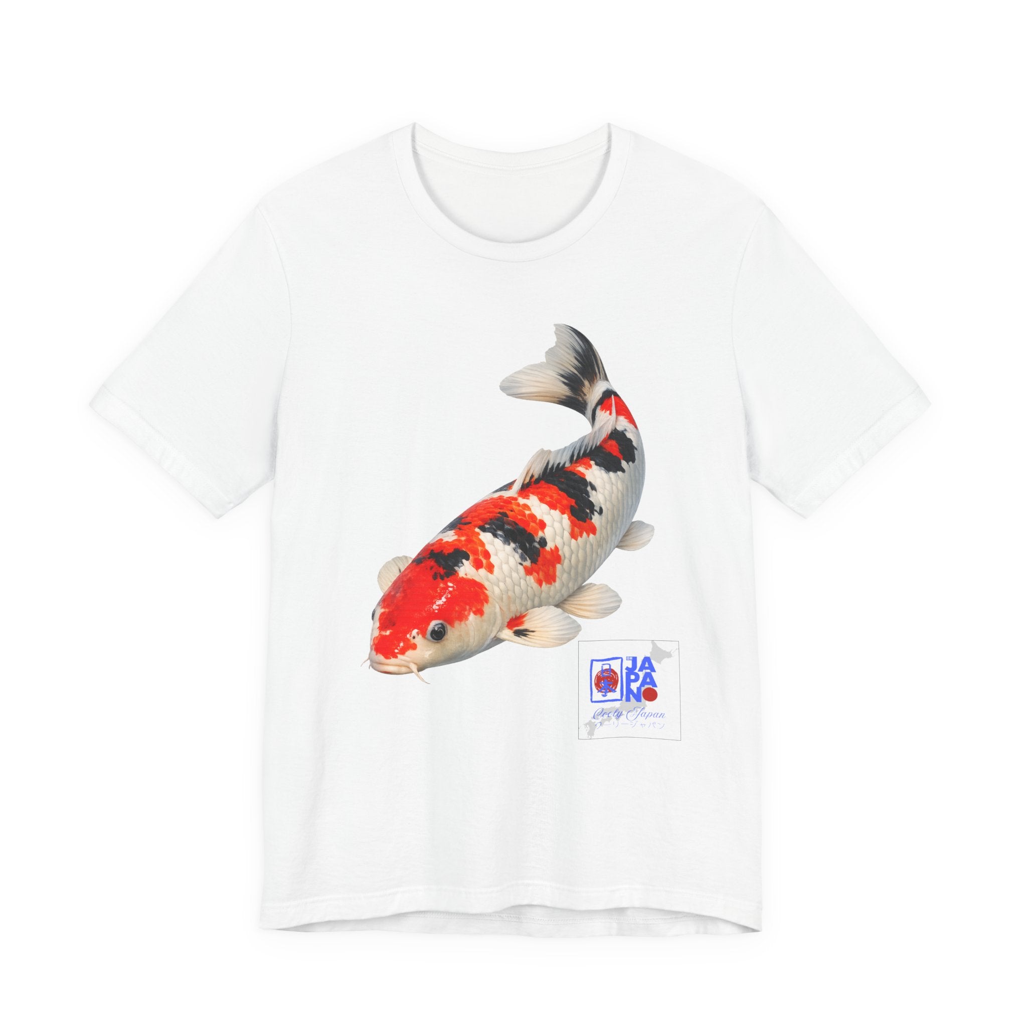 Koi Fish Graphic Tee – Red & Black Nishikigoi T-Shirt