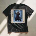 Hokkaido Bear Samurai T-Shirt, Higuma Warrior Snow Forest Art Tee, Japanese Bushido Graphic Shirt, Unique Animal Samurai Gift Unisex