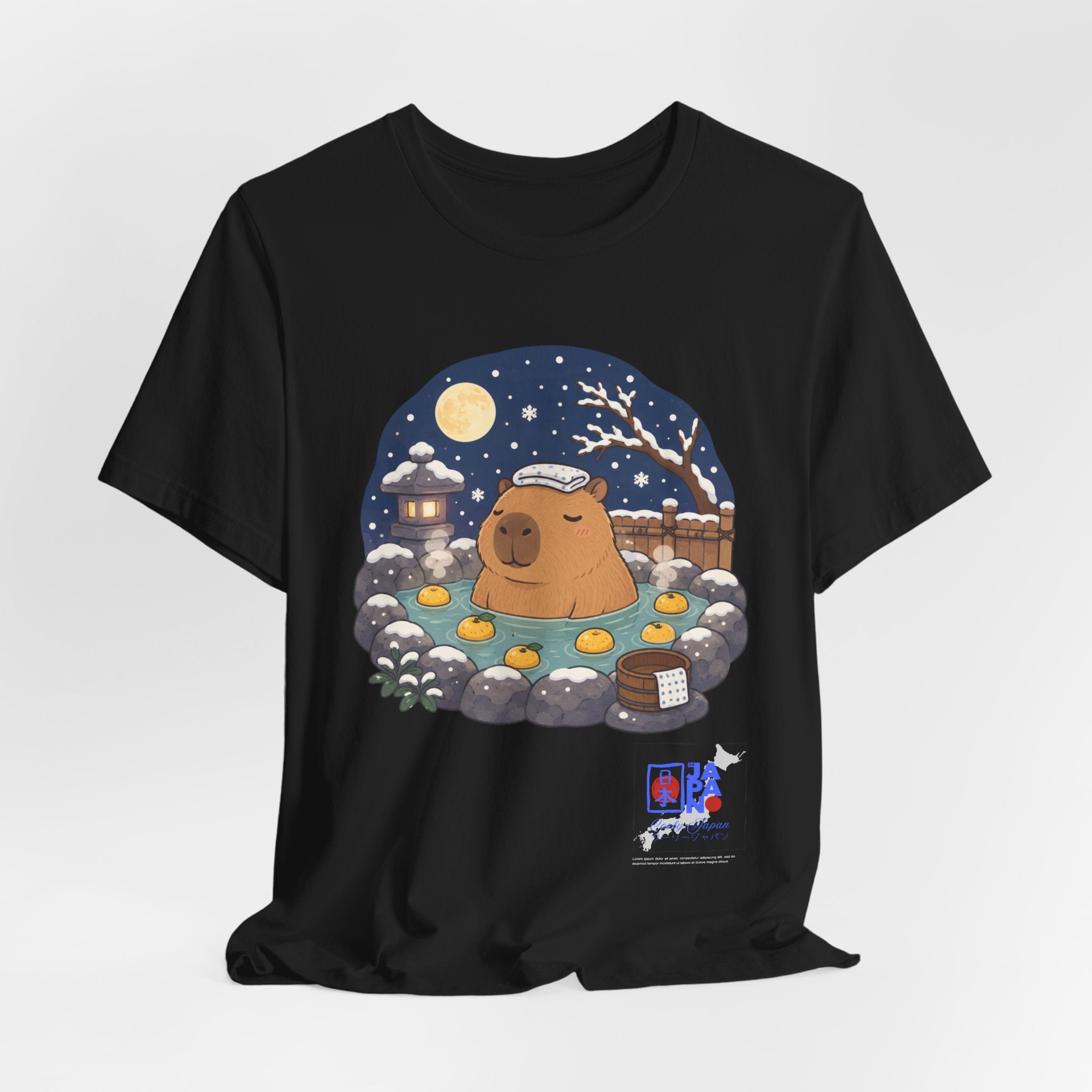 Bear Onsen T-Shirt — Cute Winter Hot Spring Graphic Tee