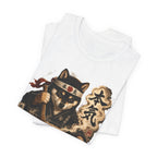 Ramen Neko Tee — Samurai Cat Chef "本気" Graphic T-Shirt