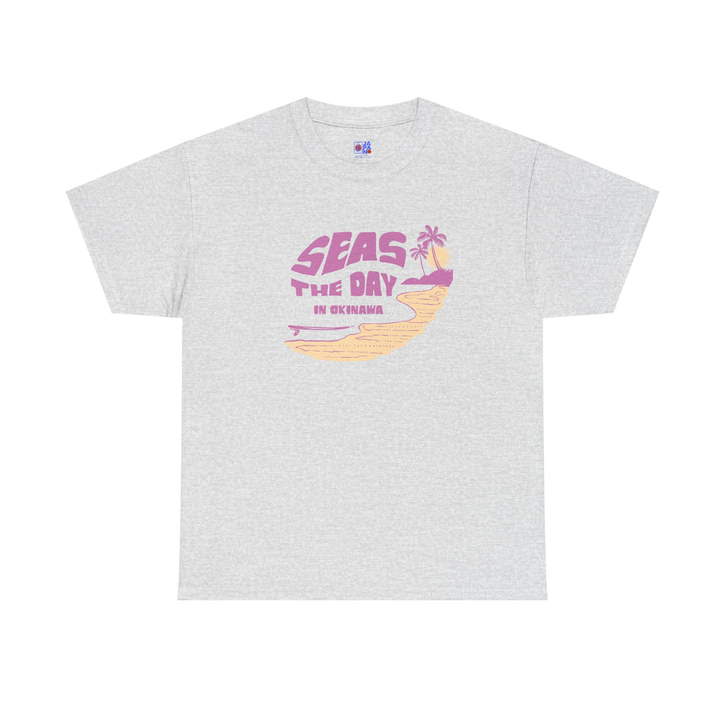 Seas the Day Okinawa Beach Tee — Vacation Graphic T-Shirt