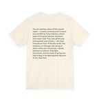 Teisai Hokuba "Swallows and Peonies" | Edo-period Surimono Art Tee (Light)