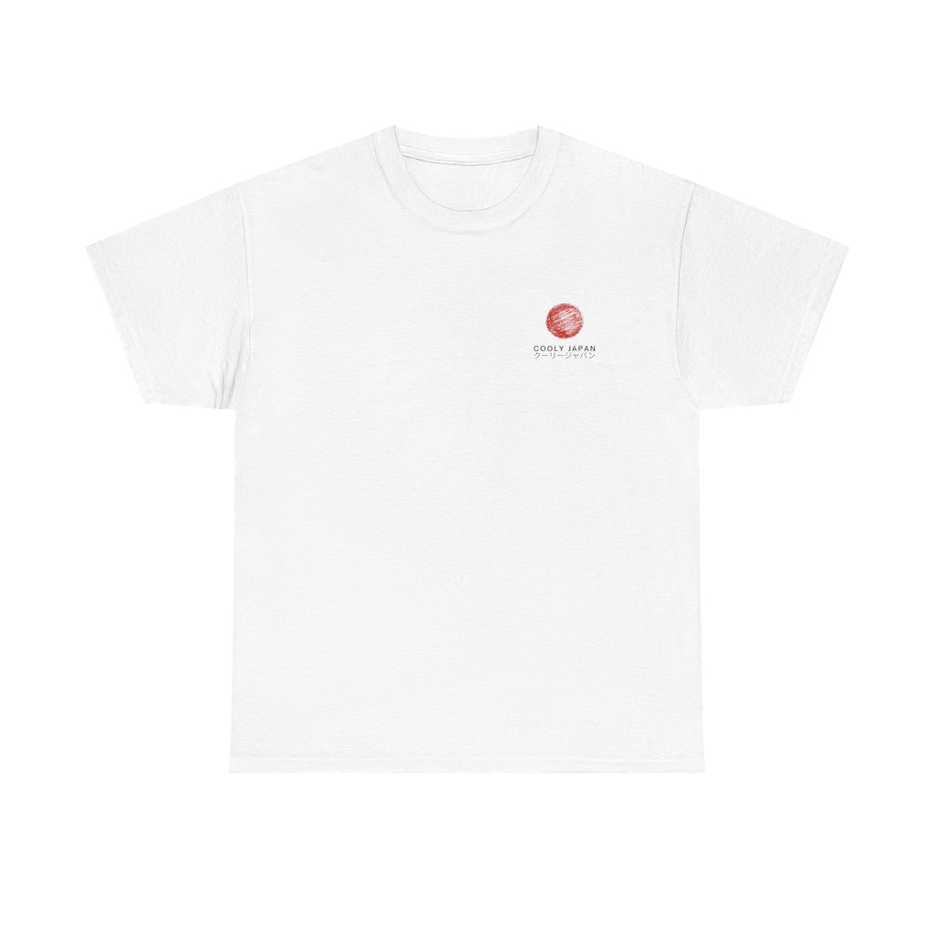 Watercolor Peach Illustration Tee | Small Chest Artwork, Minimal Fruit Design