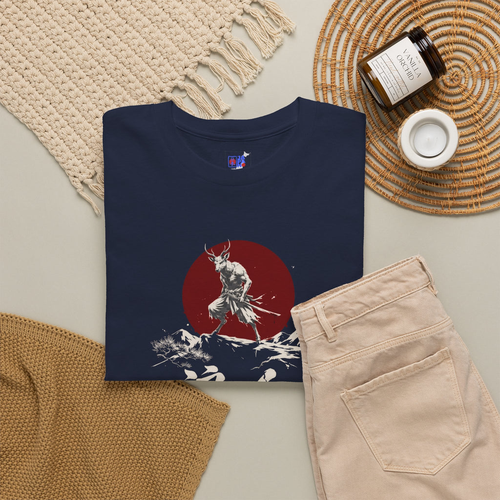 Samurai Wolf Tee — Japanese Ronin Graphic T-Shirt (浪人)