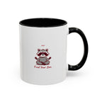 Zen Racoon Coffee Mug - "Find Your Zen" Accent Ceramic Mug