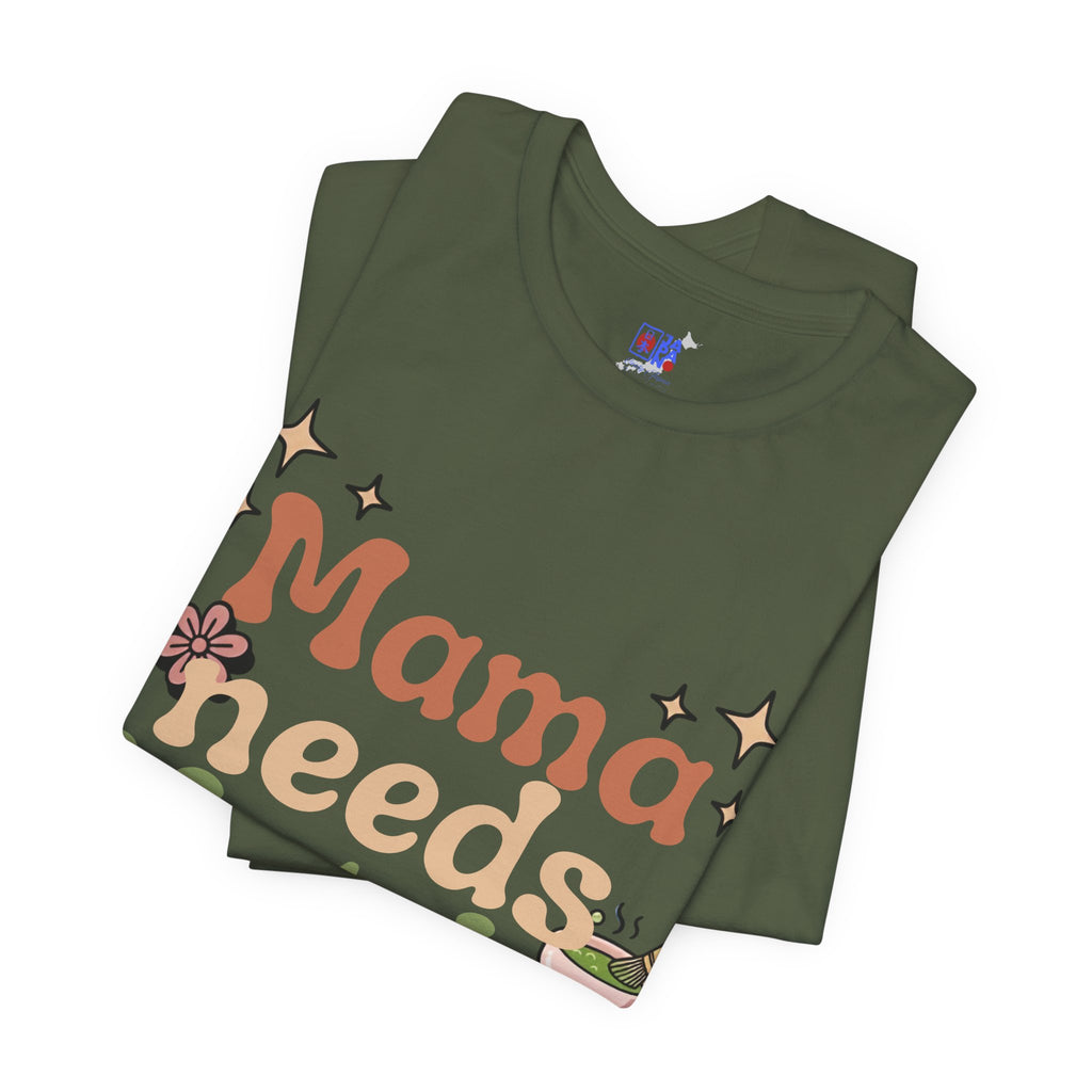 Mama Needs Matcha Tee | Pastel Front-Print Typography | Matcha Collection