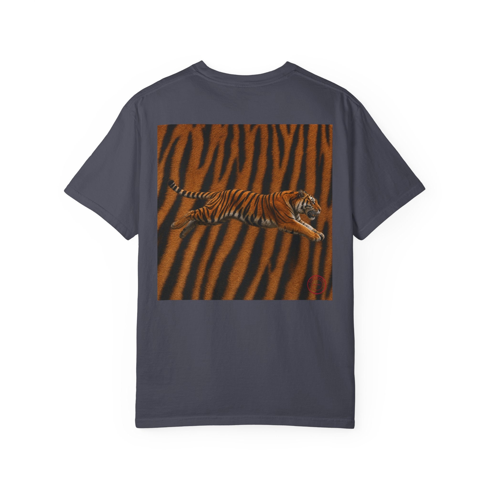 CoolyJapan — Tora 虎 Leaping Tiger Tee | Dark Color | Comfort Colors 1717