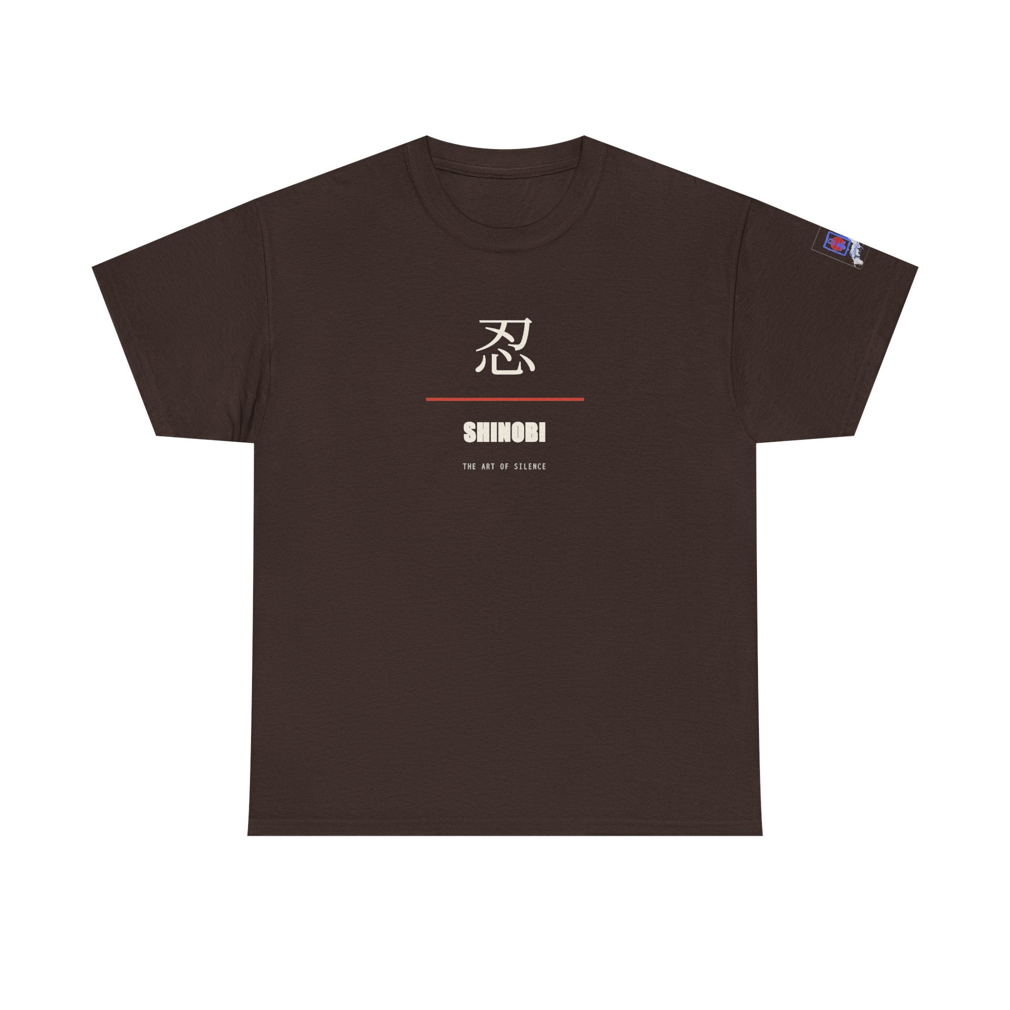 Shinobi T Shirt Ninja Japanese Kanji Tee Silent Warrior Gift for Anime Fans, Martial Arts Lover Clothing, Unique Graphic Shirt for Him