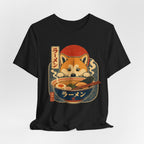 Kawaii Shiba Inu Ramen T-Shirt — Cute Japanese Dog Noodle Tee (Happy Ramen Gift)