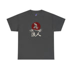 Samurai Wolf Tee — Japanese Ronin Graphic T-Shirt (浪人)