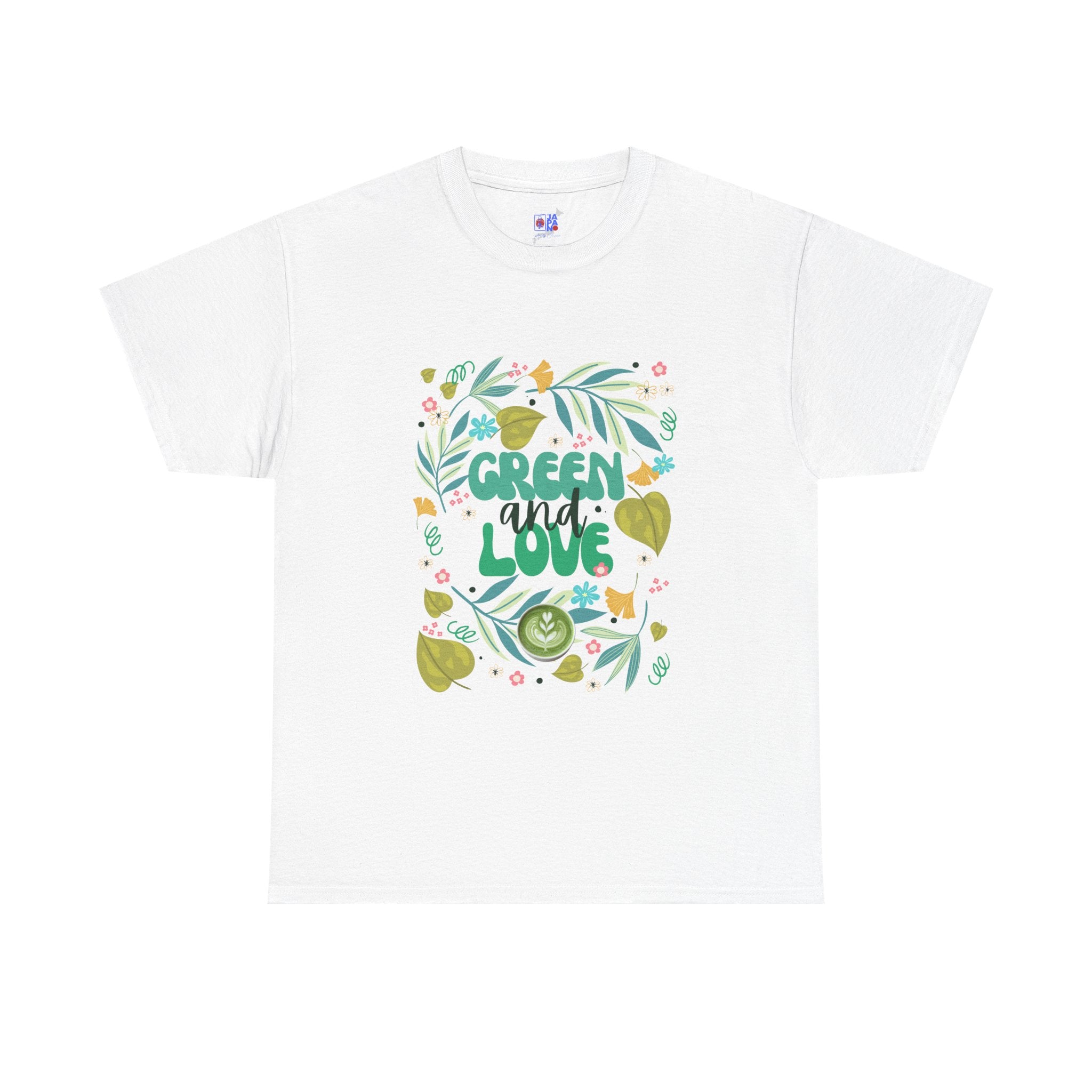 Eco Plant Lover T-Shirt — "Green and Love" Graphic Tee