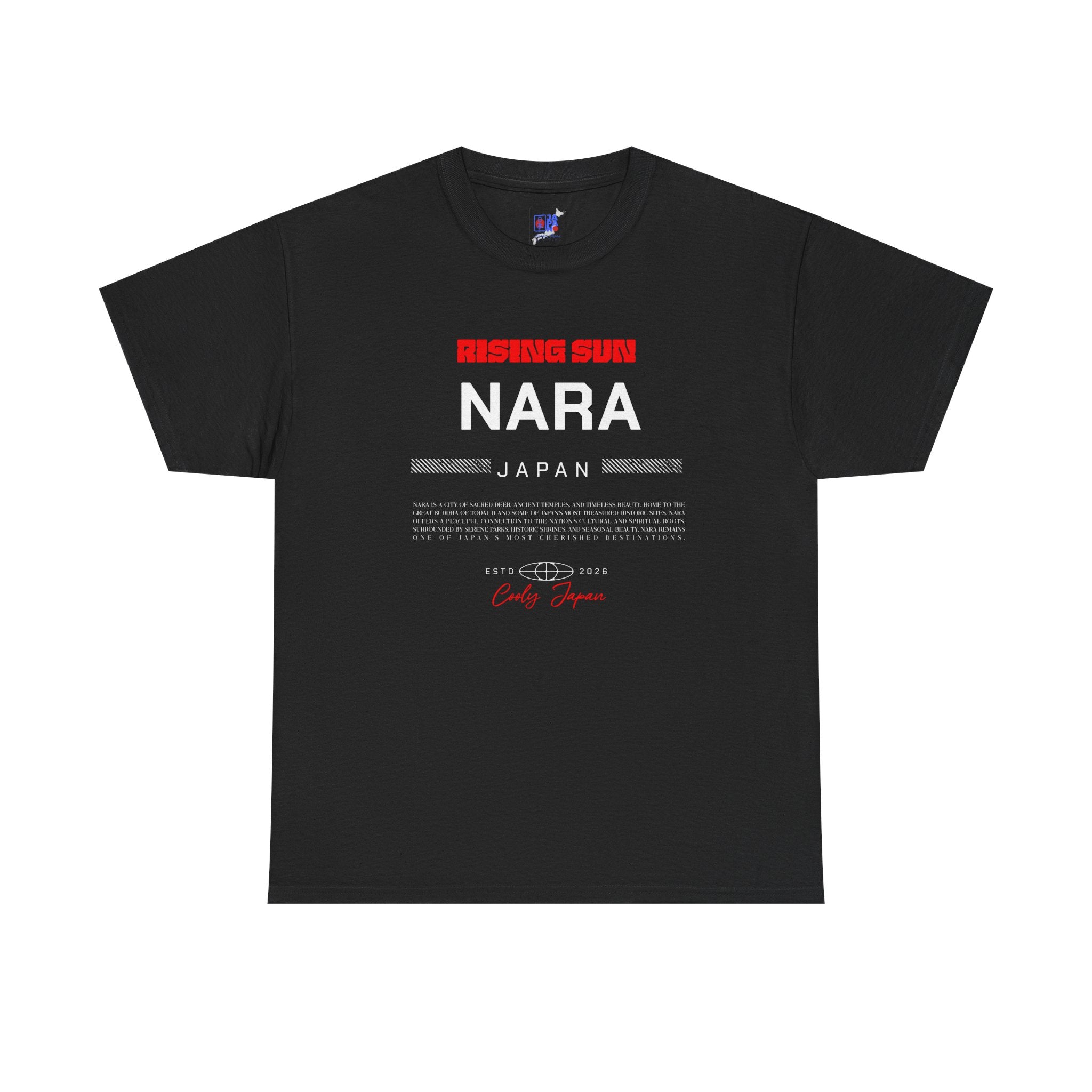 Nara T-Shirt | 奈良 Sacred Deer Front & Back Print | Japan City Series Tee