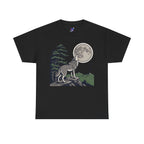 Japanese Wolf T-Shirt — 山犬 Yamainu Mountain Dog Men's Tee | Japan Mythology Gift