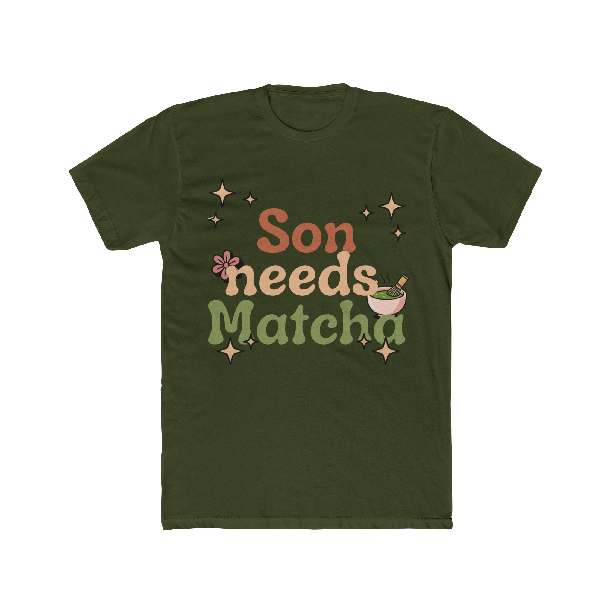 Son Needs Matcha Tee | Front-Print Typography Graphic | Matcha Collection