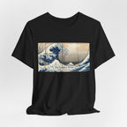 The Great Wave with Golden Ratio T-Shirt | Hokusai Wave Math Art