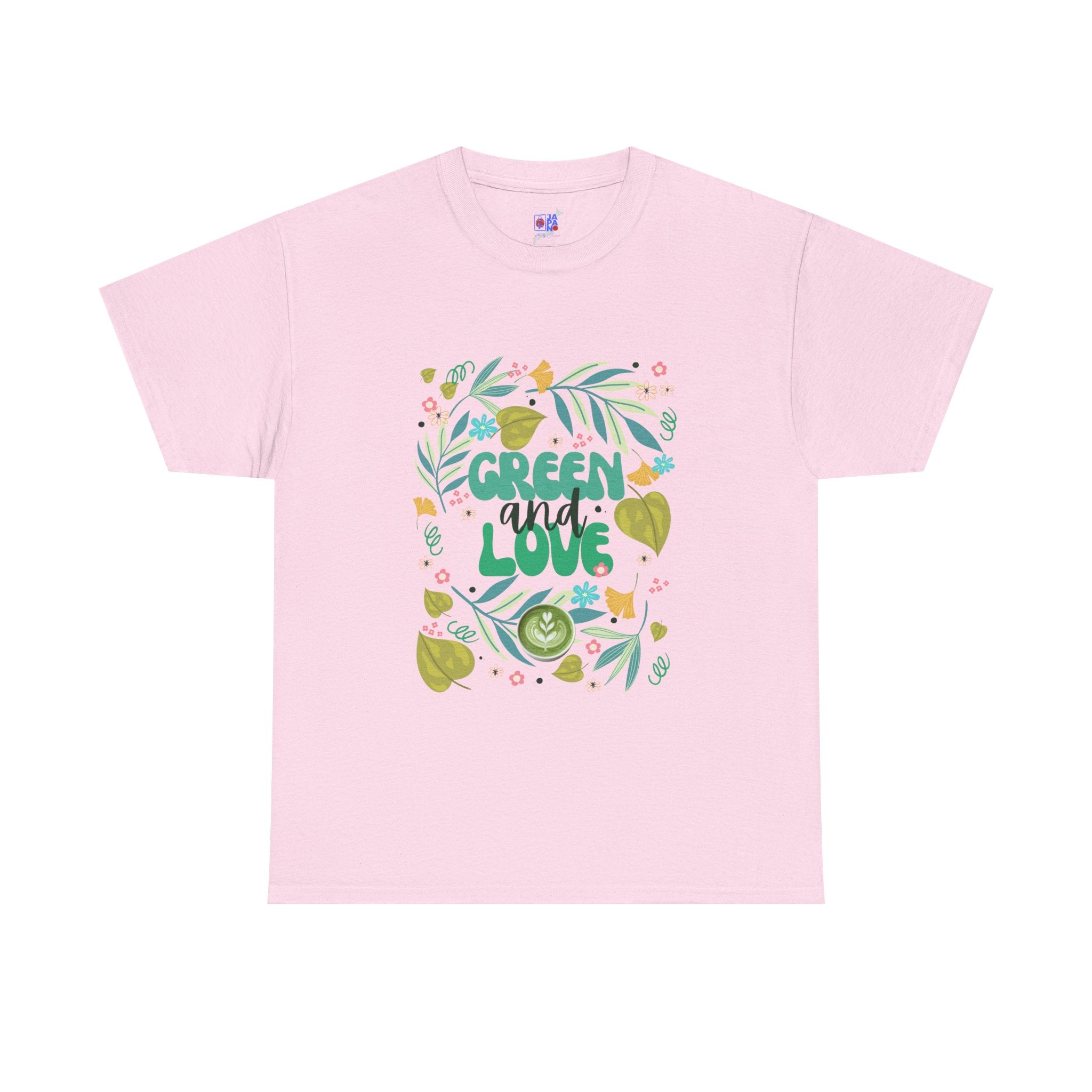 Eco Plant Lover T-Shirt — "Green and Love" Graphic Tee