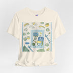 Sushi Picnic Tee, Cute Bento & Sushi Illustration T-Shirt