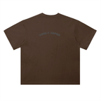Cooly Japan Rising Sun Logo Tee — Black Oversized Drop-Shoulder T-Shirt (300gsm)
