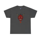 Oni Mask T-Shirt — 鬼 Japanese Demon Men's Graphic Tee | Dark Japan Streetwear Shirt