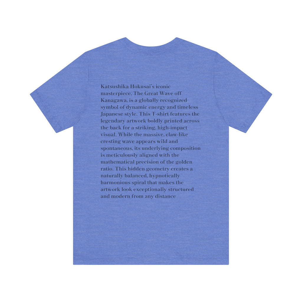 Great Wave Golden Ratio T-Shirt, Math is Aesthetic Hokusai Graphic Tee