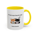 Shiba Inu "Sweet Dreams" Mug, The Last Cup of Tea for Today, Japanese Dog Cute Gift Mug