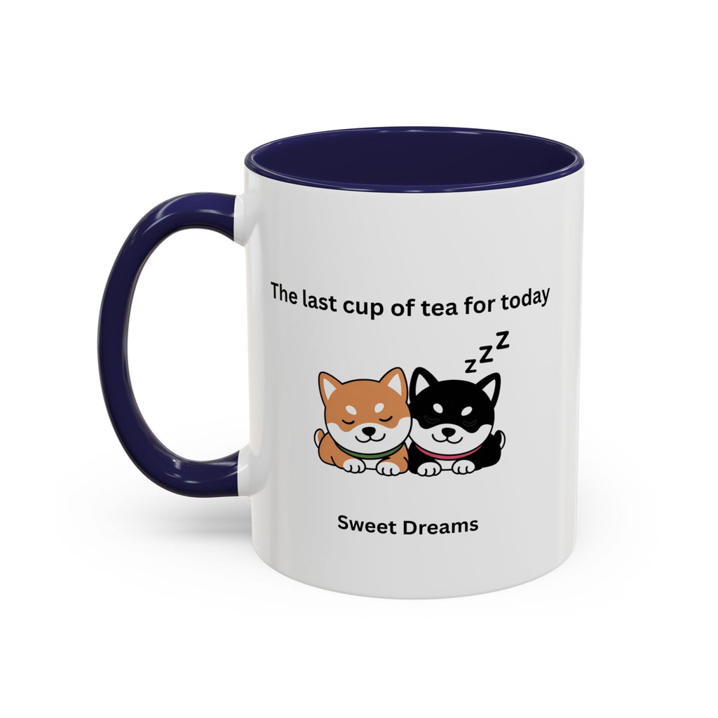 Shiba Inu "Sweet Dreams" Mug, The Last Cup of Tea for Today, Japanese Dog Cute Gift Mug