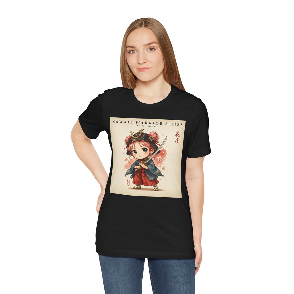 Kawaii Warrior Anime Girl Samurai T-Shirt