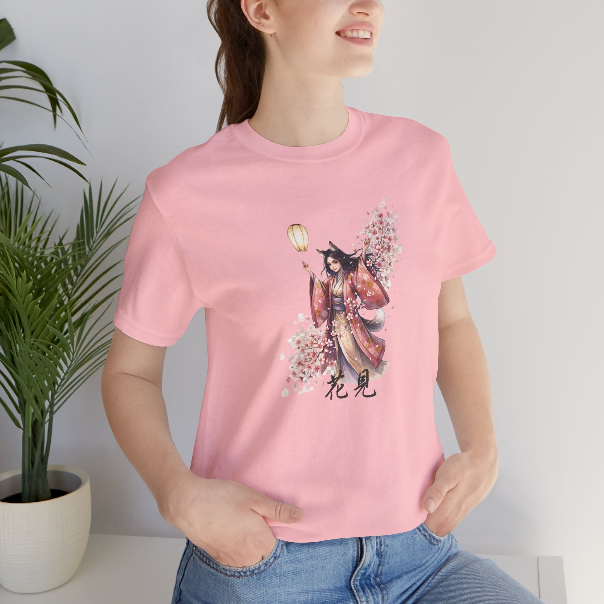 Cherry Blossom Kimono Tee — Hanami Floral Japanese Art T-Shirt