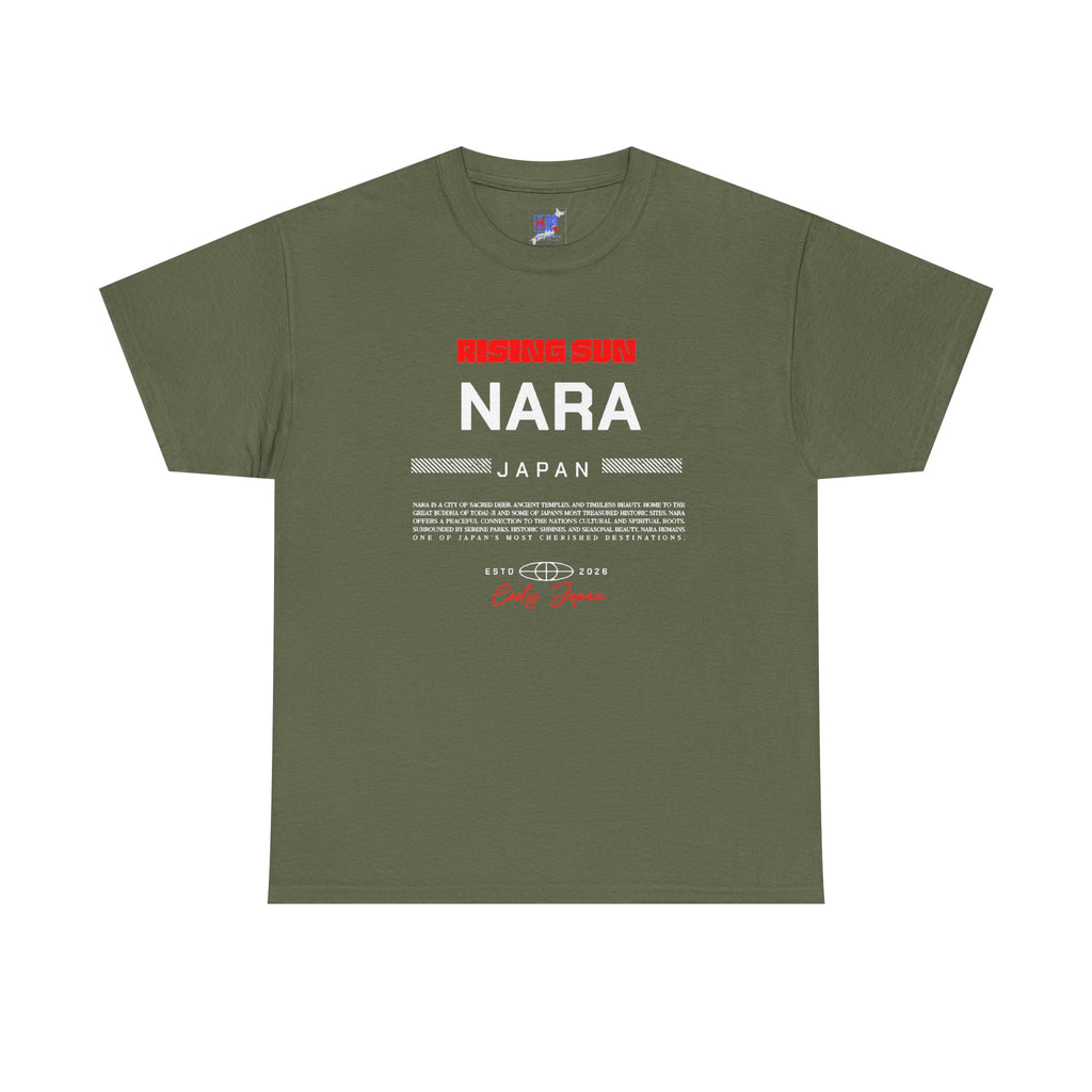 Nara Japan T-Shirt, Where Deer and History Walk Together, Ancient Japan Travel Souvenir, Nara Vacation Memory Tee, Gift for Japan Lovers