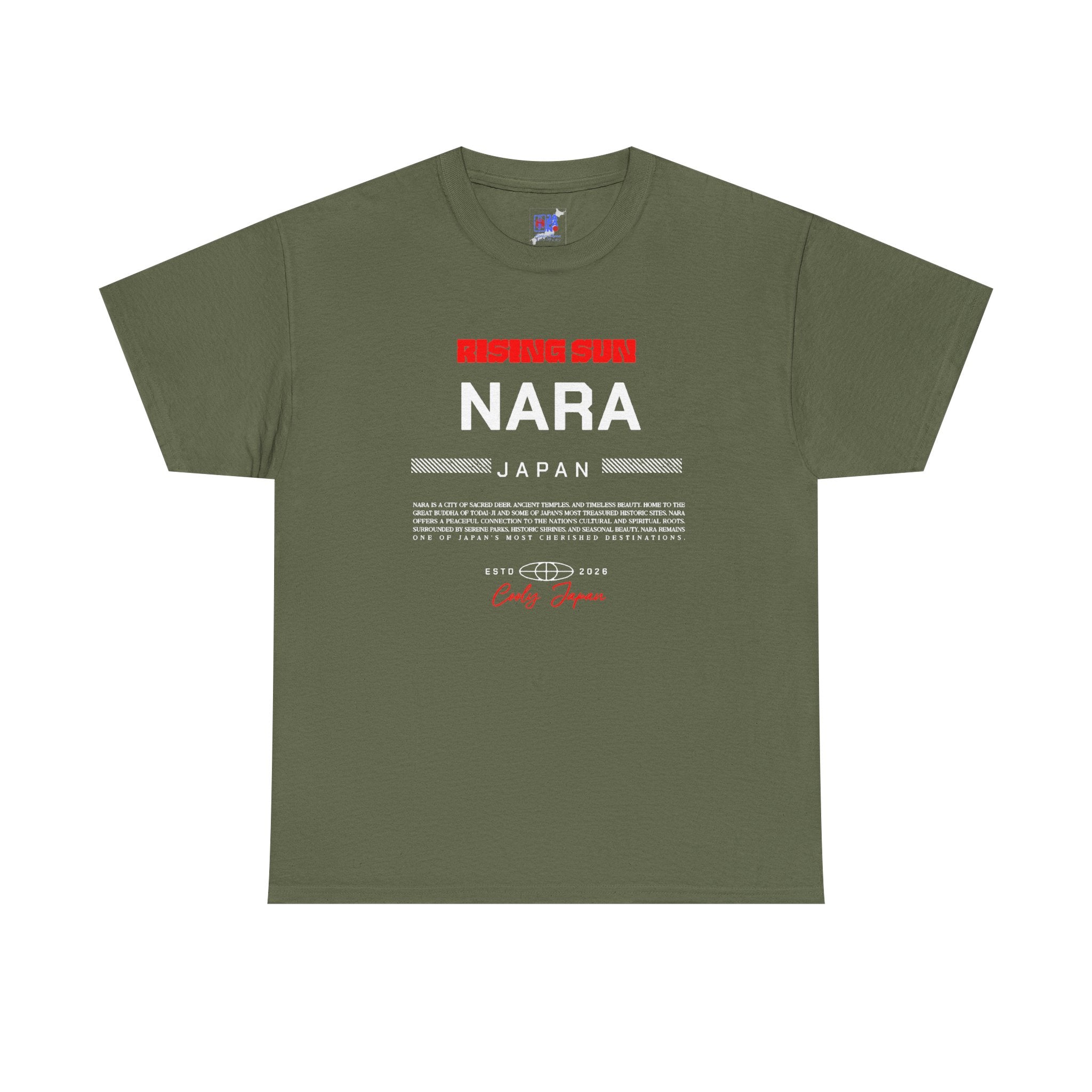 Nara Japan T-Shirt, Where Deer and History Walk Together, Ancient Japan Travel Souvenir, Nara Vacation Memory Tee, Gift for Japan Lovers