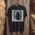 Hokkaido Bear Samurai T-Shirt version1 — 北海道の熊武士 Japanese Warrior Bear | Higuma Bushido Vintage Art Graphic Tee
