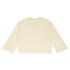 YOIYOI ART Lab — XVI Tarot Avant-Garde Waffle Sweatshirt | Raw Edge Unisex