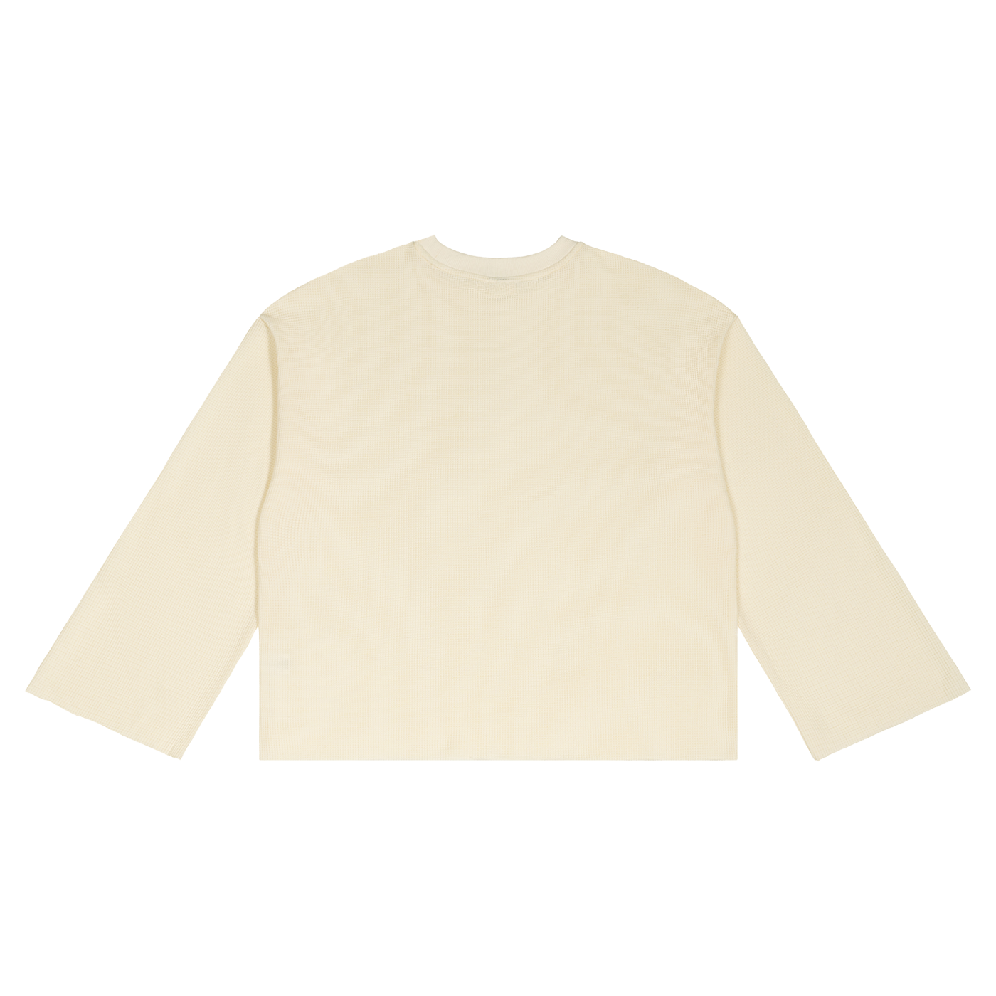 YOIYOI ART Lab — XVI Tarot Avant-Garde Waffle Sweatshirt | Raw Edge Unisex