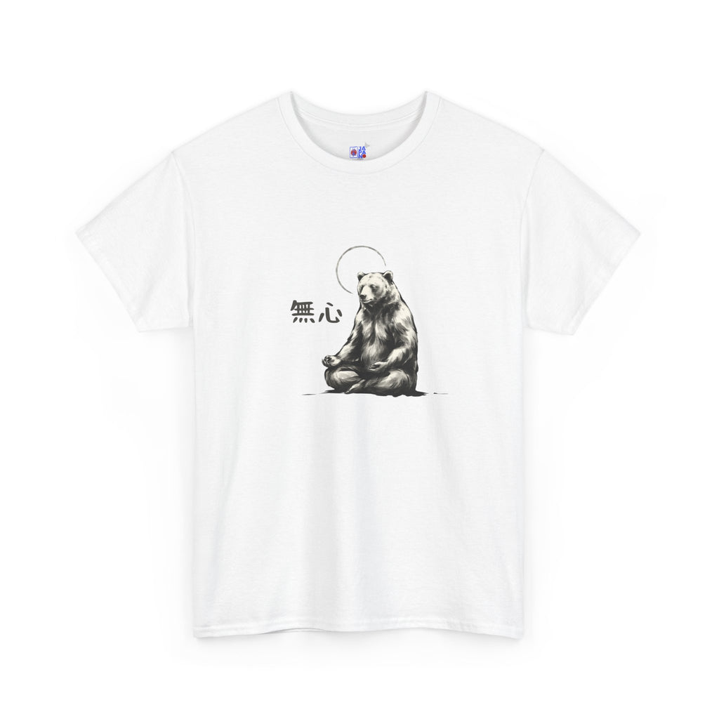 Meditating Bear T‑Shirt — Zen 'Mushin' Graphic Tee