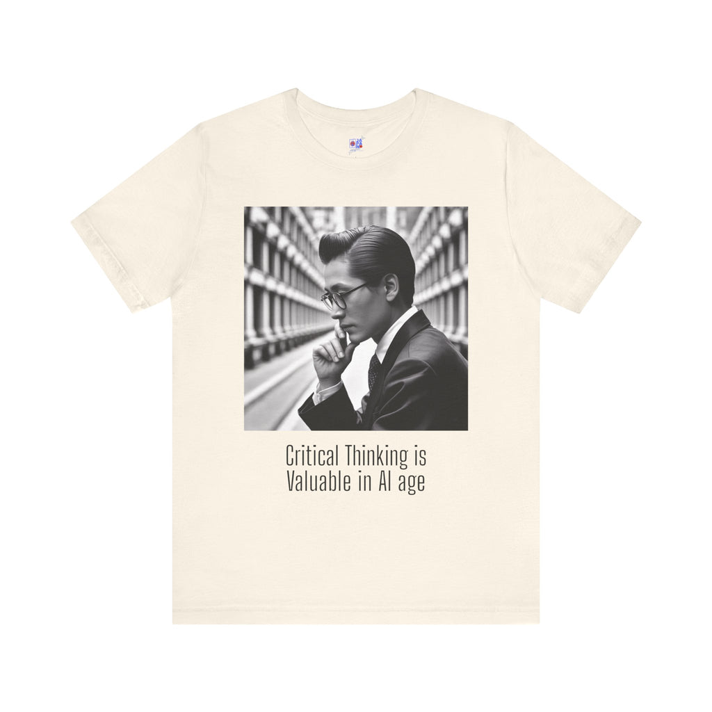 Critical Thinking T-Shirt, Intellectual Tee, Philosophical Satire Shirt, Thinker Gift,  Academic Humor Tee,  Deep Thinker Gift