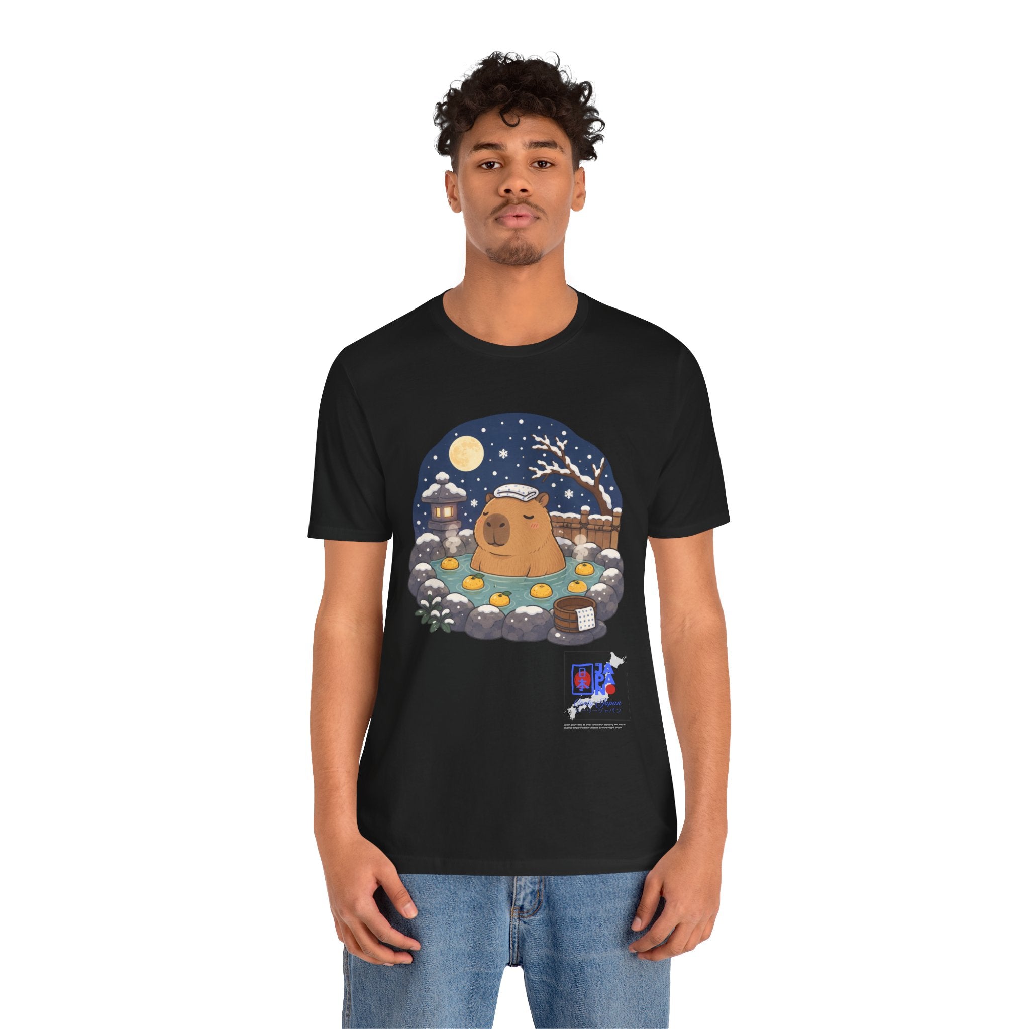 Bear Onsen T-Shirt — Cute Winter Hot Spring Graphic Tee