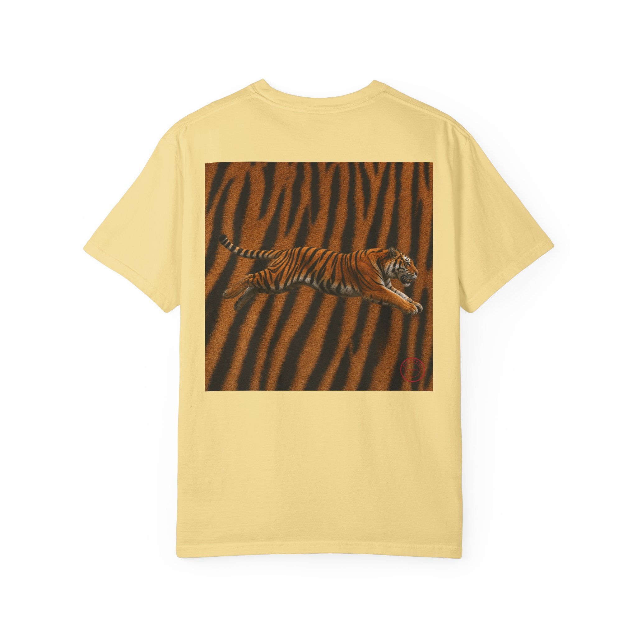 CoolyJapan — Tora 虎 Leaping Tiger Tee | Light Color | Comfort Colors 1717