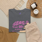 Seas the Day Okinawa Beach Tee — Vacation Graphic T-Shirt
