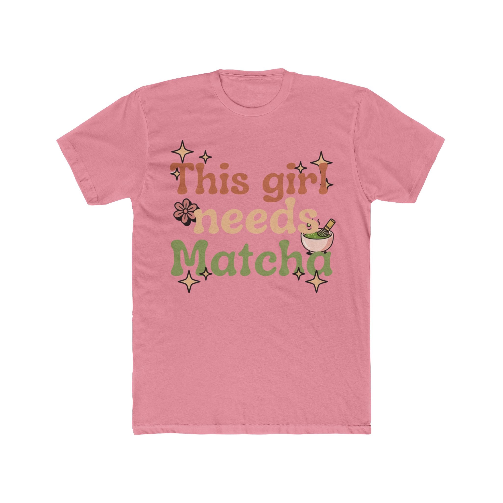 This Girl Needs Matcha Tee | Front-Print Typography Graphic | Matcha Collection