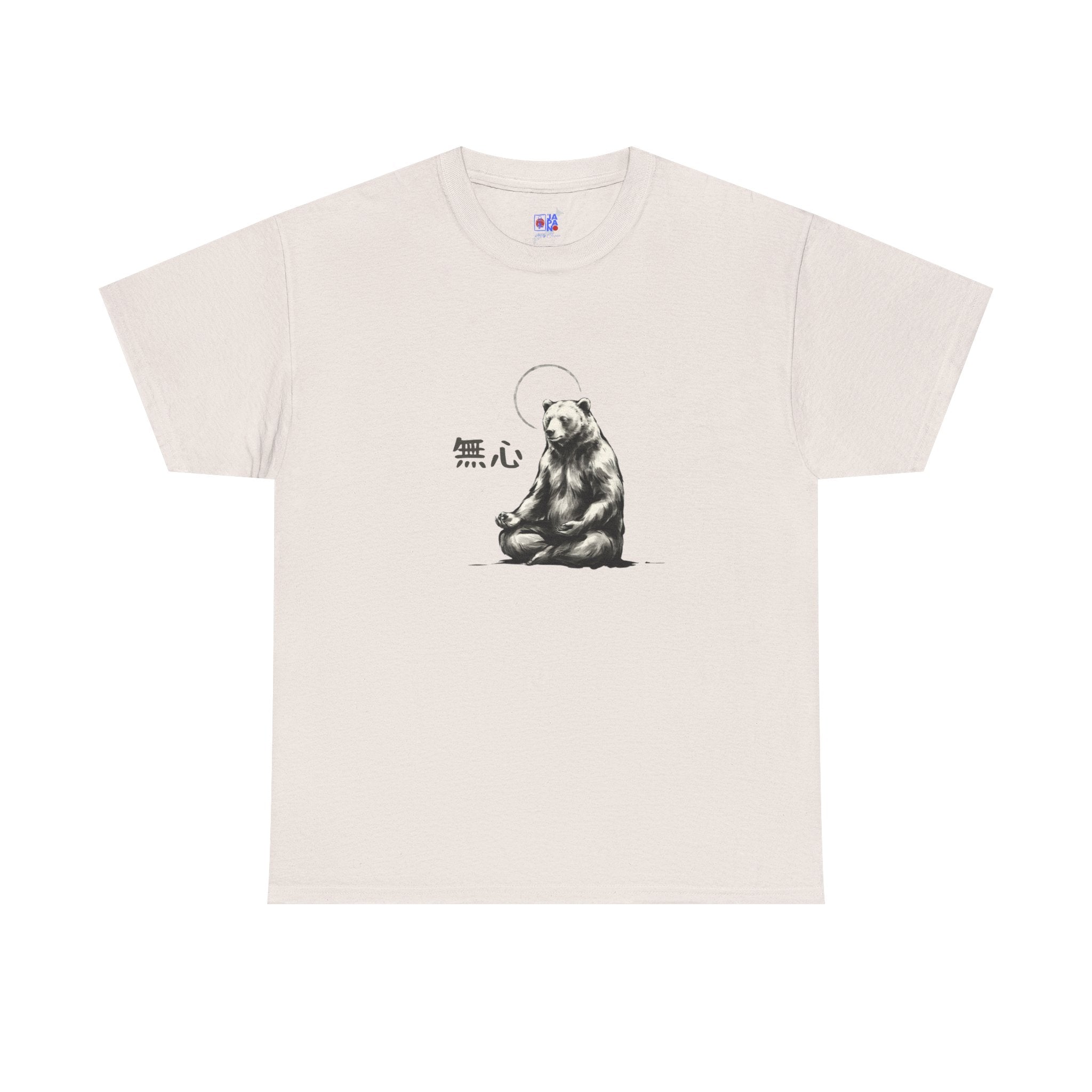 Meditating Bear T‑Shirt — Zen 'Mushin' Graphic Tee