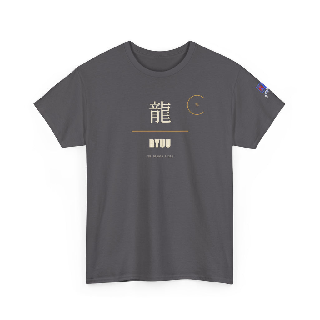Ryuu Dragon Rises Kanji T-Shirt | Japanese Anime Graphic Tee