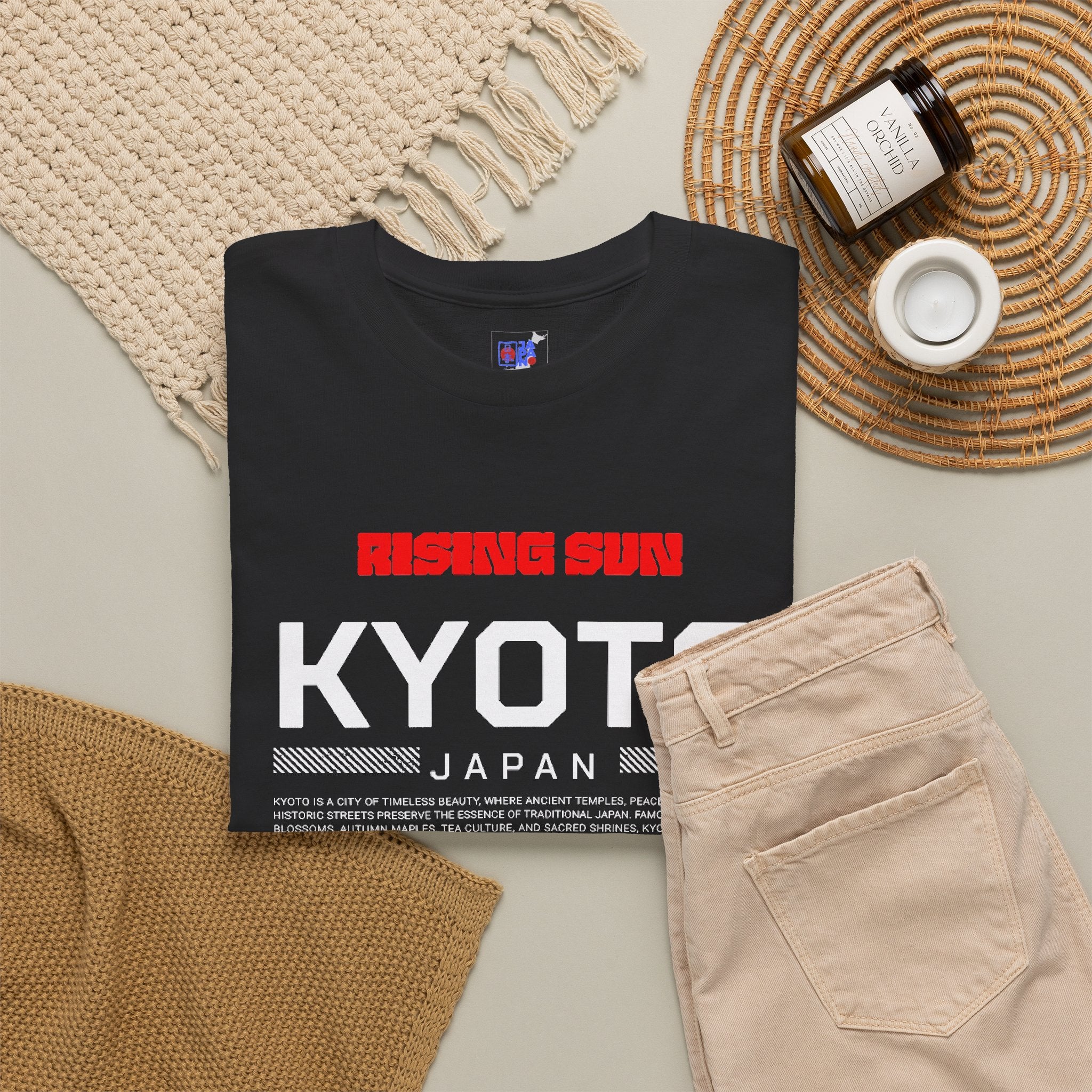 Kyoto Japan T-Shirt,  Traditional Japan Travel Souvenir Tee  Temple & Bamboo Forest Shirt Japan Vacation Memory Gift  Kyoto Culture Apparel